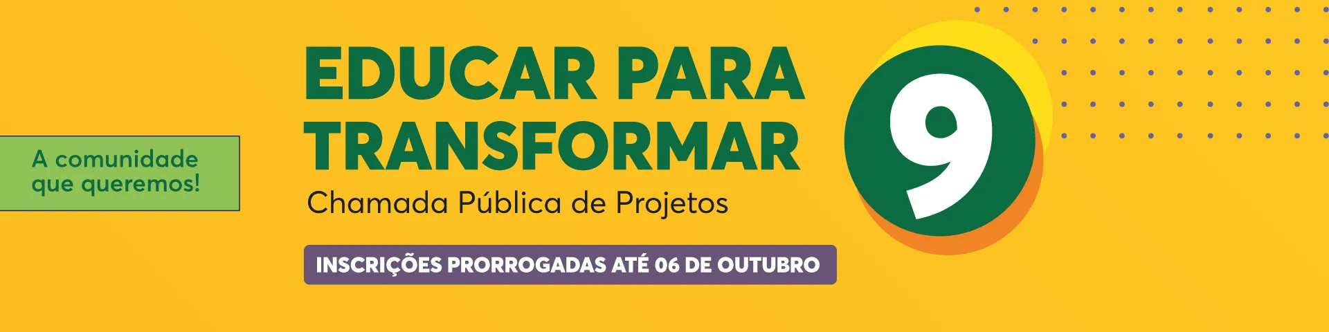 Banner Edital Educar para Transformar 9 edicao