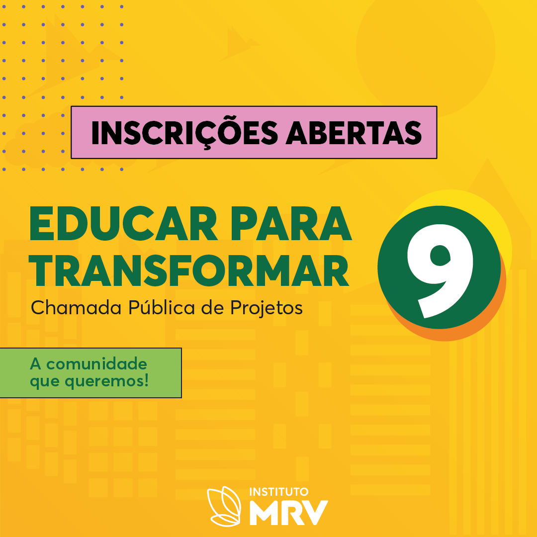 Edital Educar para Transformar 9ª edição